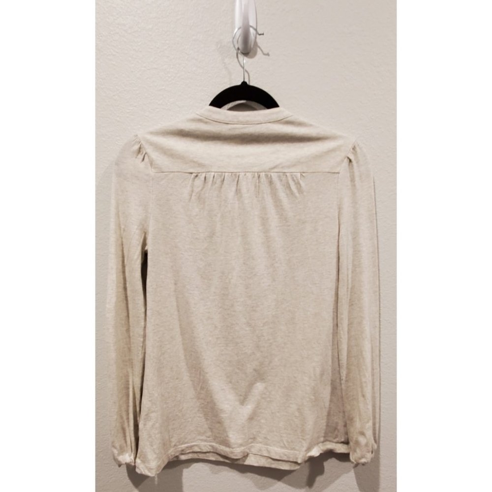 BANANA REPUBLIC Ivory Long Sleeve Blouse - Picture 4 of 4